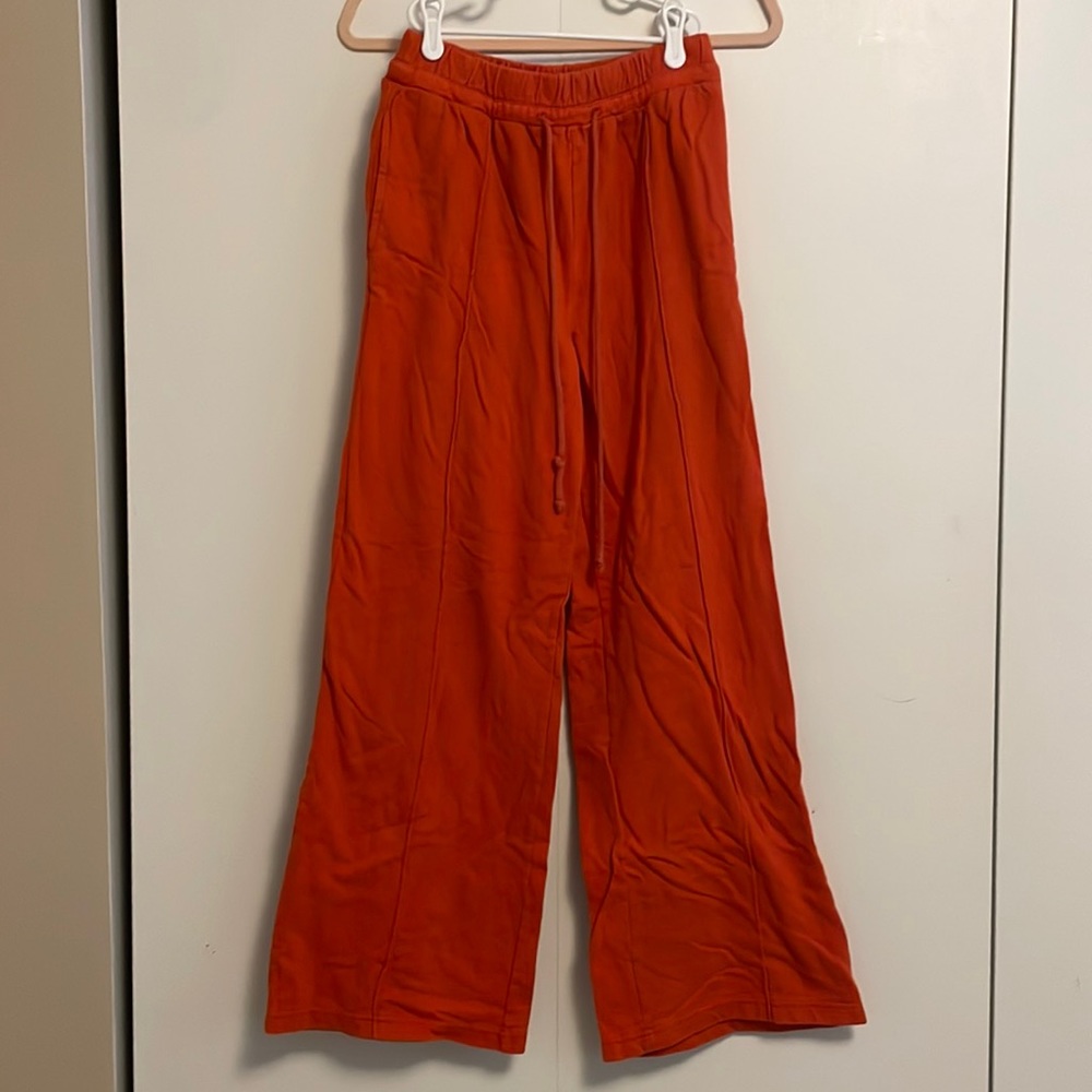 Out From Under Urban Outfitters Orange Sweats